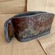 Raku vase signed free form