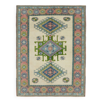 Tapis vintage anatolien turc 211 cm x 274 cm