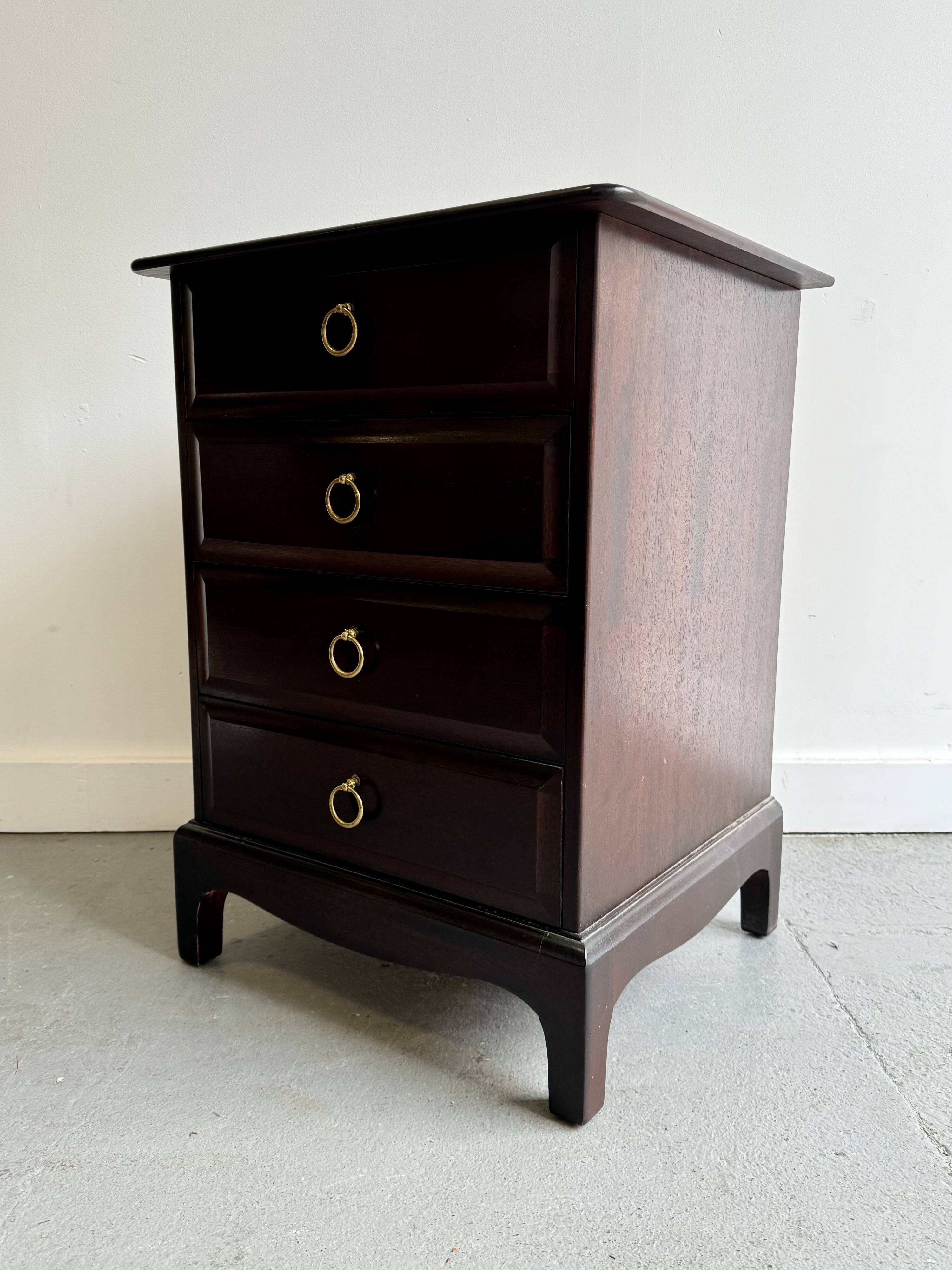 Vintage Bedside Chest of Drawers by Stag