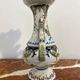 Faience vase from Desvres, Les Sables d'Olonne, late 19th century.