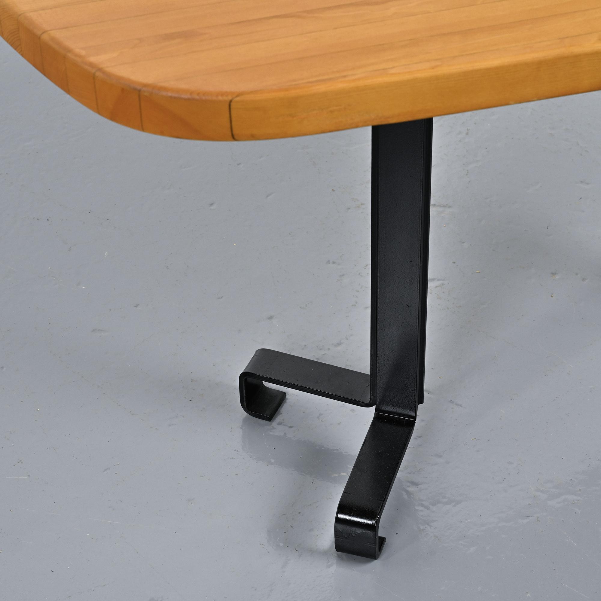 Free-form table, Charlotte Perriand for Les Arcs, circa 1986