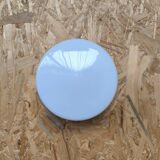 White opaline ceiling light 1970