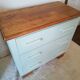 Commode art déco 1930 bois massif
