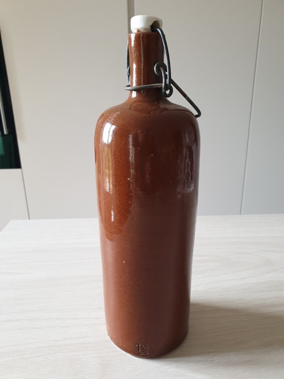 Old sandstone bottle