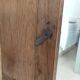 Old bathroom cabinet in solid oak, mid-20th century