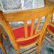 Set of four bistro chairs