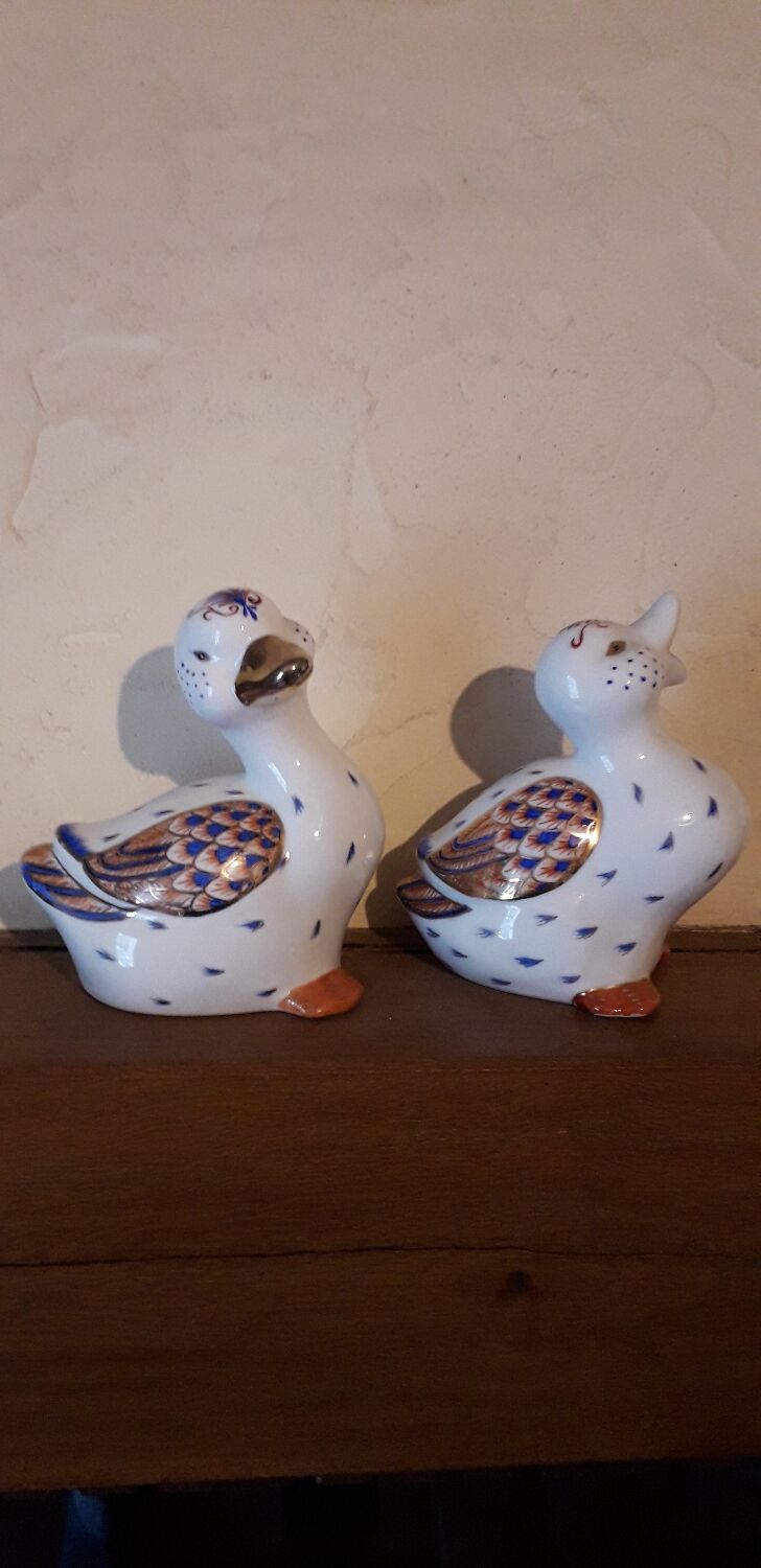 Couple of fine porcelain ducks