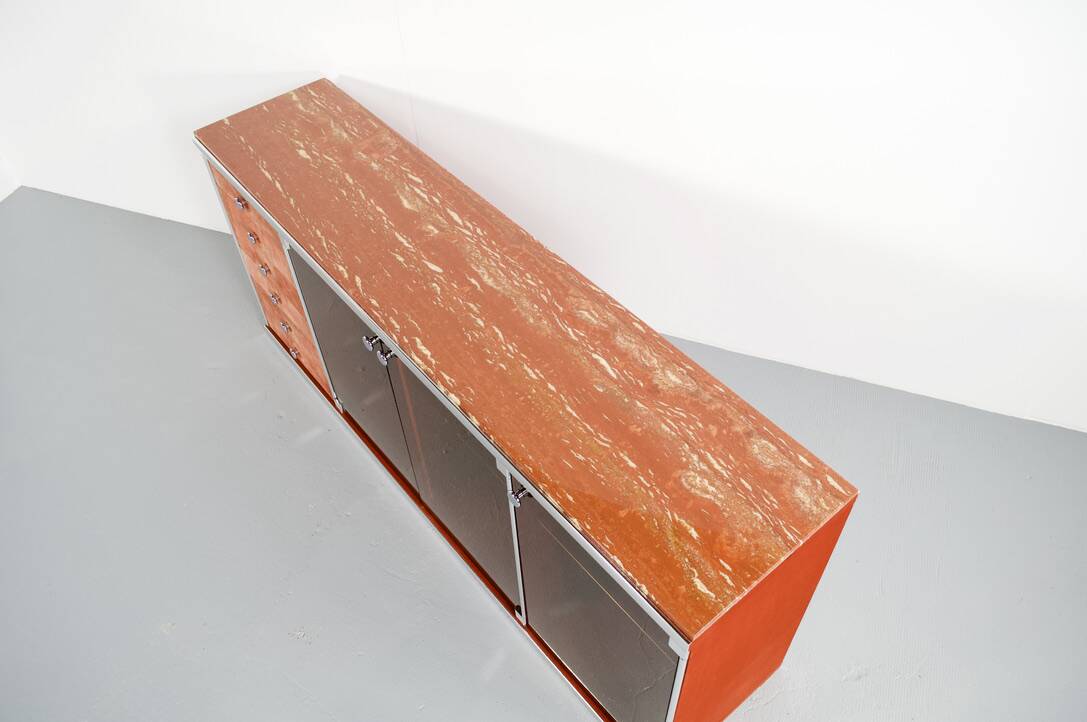 Sideboard by Guido Faleschini, 1970s, Mariani Italia publisher