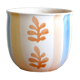 Ceramic pot cover, Matisse-style décor, 70s