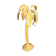 Vintage bamboo palm tree floor lamp, 1970s