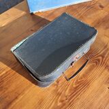 Set of 3 old cardboard suitcases
