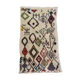 Handmade wool Berber rug 195x100 cm