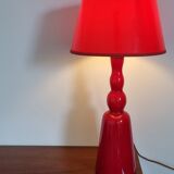 Vintage glass foot lamp