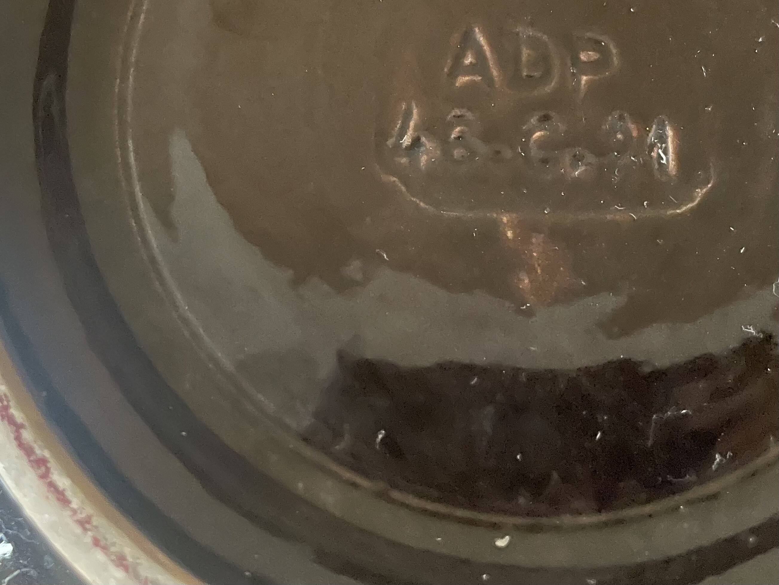 Antique ceramic dish