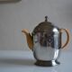 Insulated ceramic teapot with metal and felt 0.5 liters