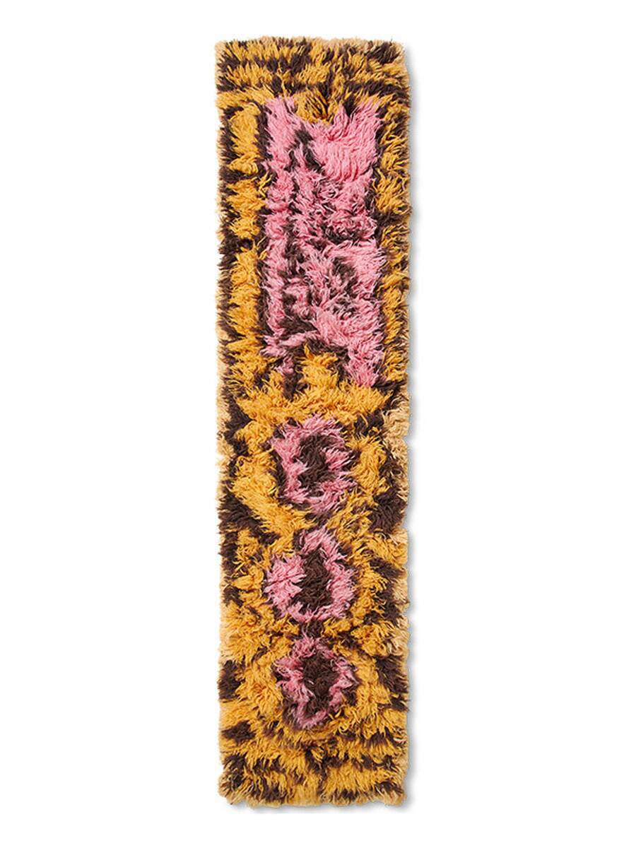 fluffy runner carpet
