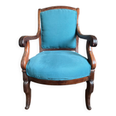 Consulate armchair in mahogany
