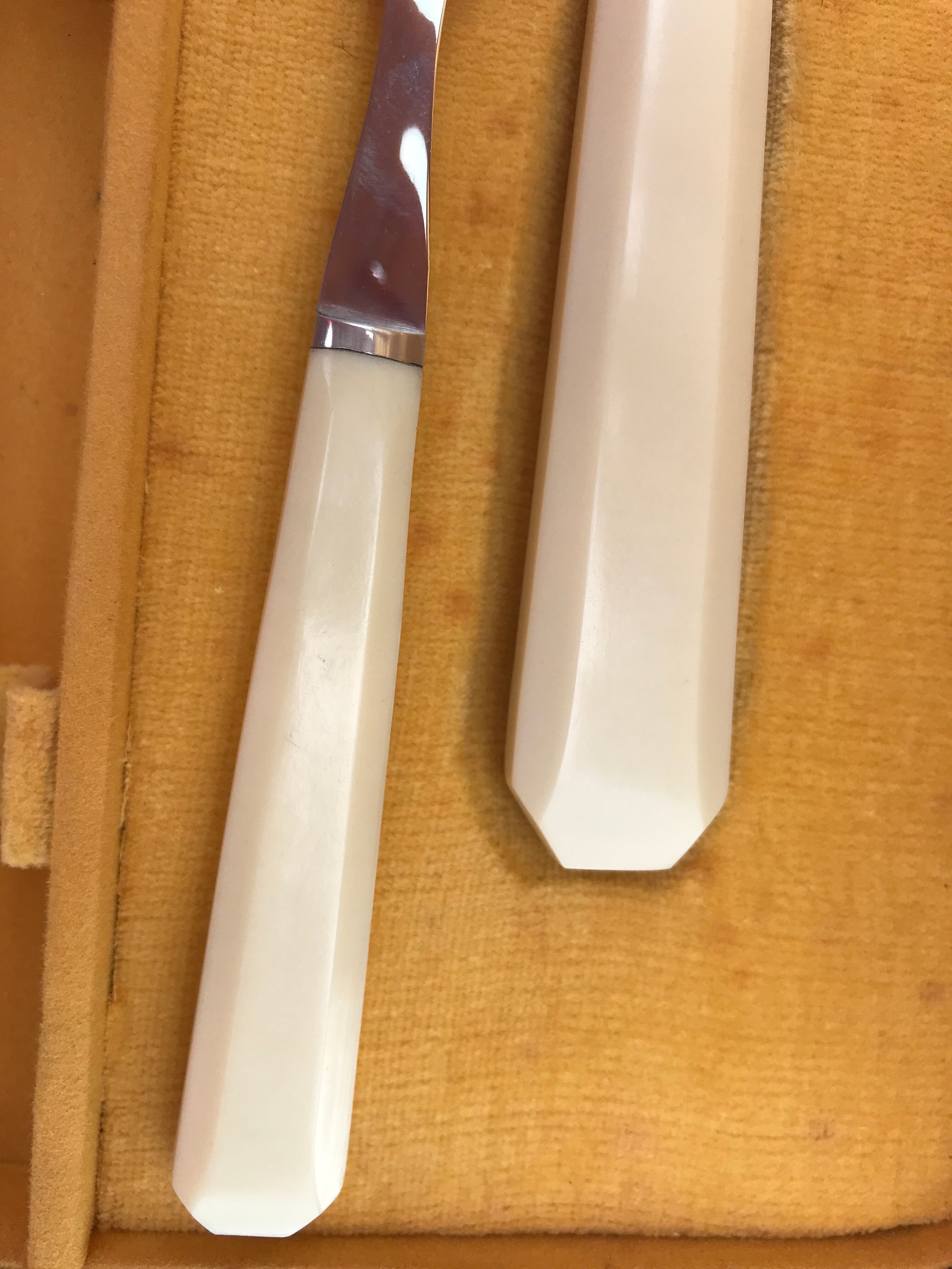 Vintage Pollinox cake service