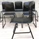 Lot de 6 chaises vintage Galvanitas S23