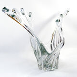 Vannes france art crystal vase