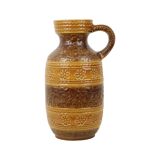 Vintage Bay Vase West Germany Ceramic Flowers 661-40