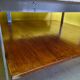 Vintage coffee table with travertine top, 1960s.