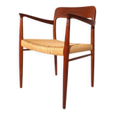 Møller Model 56 Teak Chair by Niels Otto Møller for J.L. Møllers, 1956