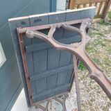 Antique bistro table with wooden top