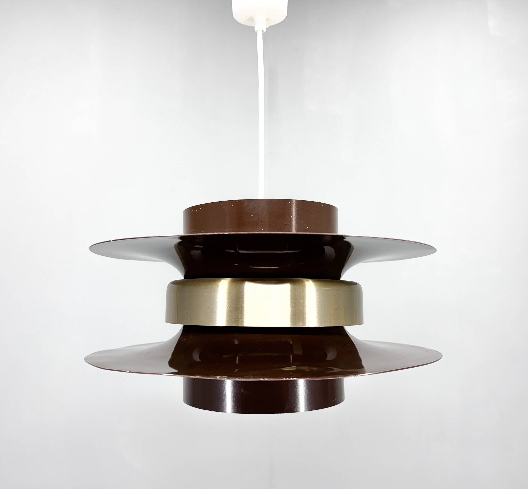 1970s Metal Space Age Pendant Light, Germany