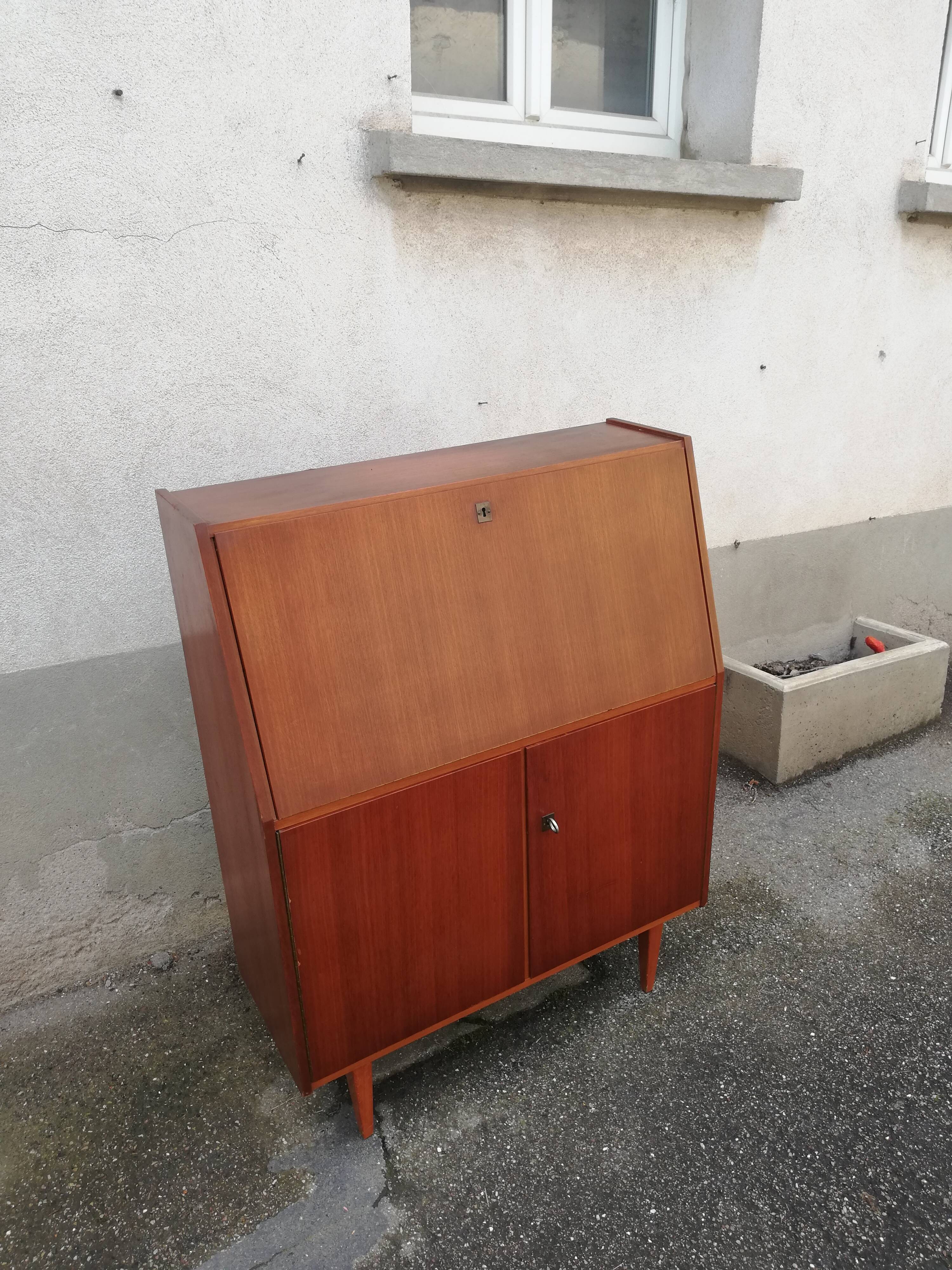 Vintage secretary 2 doors 1 flap