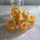 Service orangeade Vintage (cruche et 5 verres)