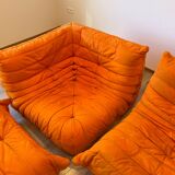 Togo set: 2 seater sofa, 2 corner sits and 1 pouf