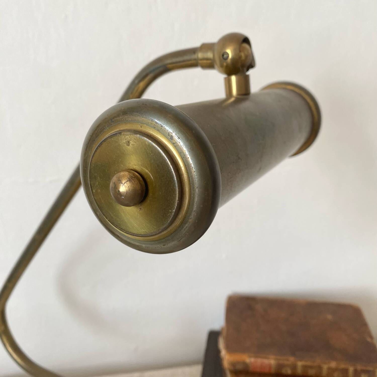 Notary lamp, brass piano lamp