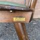 6 vintage chairs Baumann 1960 mid-century Scandinavian compass feet simi