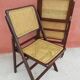 Paire de chaise cannées vintage