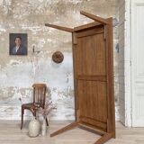 Vintage farm table with spindle legs.