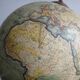 Earth globe l lebegue world map with cast 60cm paris xix