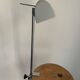 Lampe vintage 1980 médicale gris ciment et chromée - 50 cm