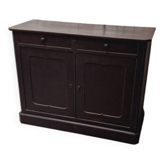 Antique black sideboard
