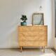 Tapered leg chest of drawers