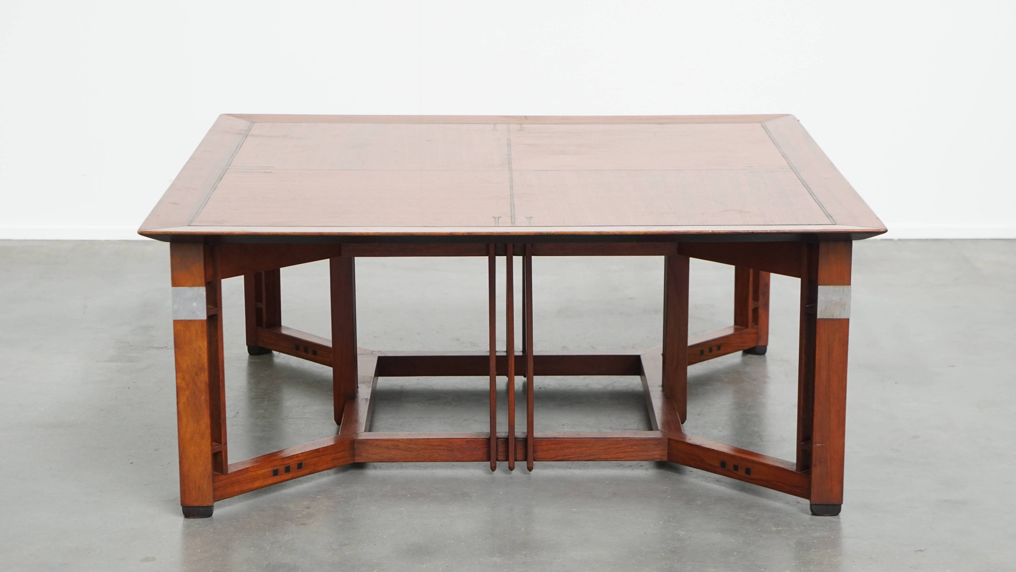 Large Square Art Deco Coffee Table