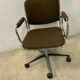Chaise de bureau vintage avec finition chromée