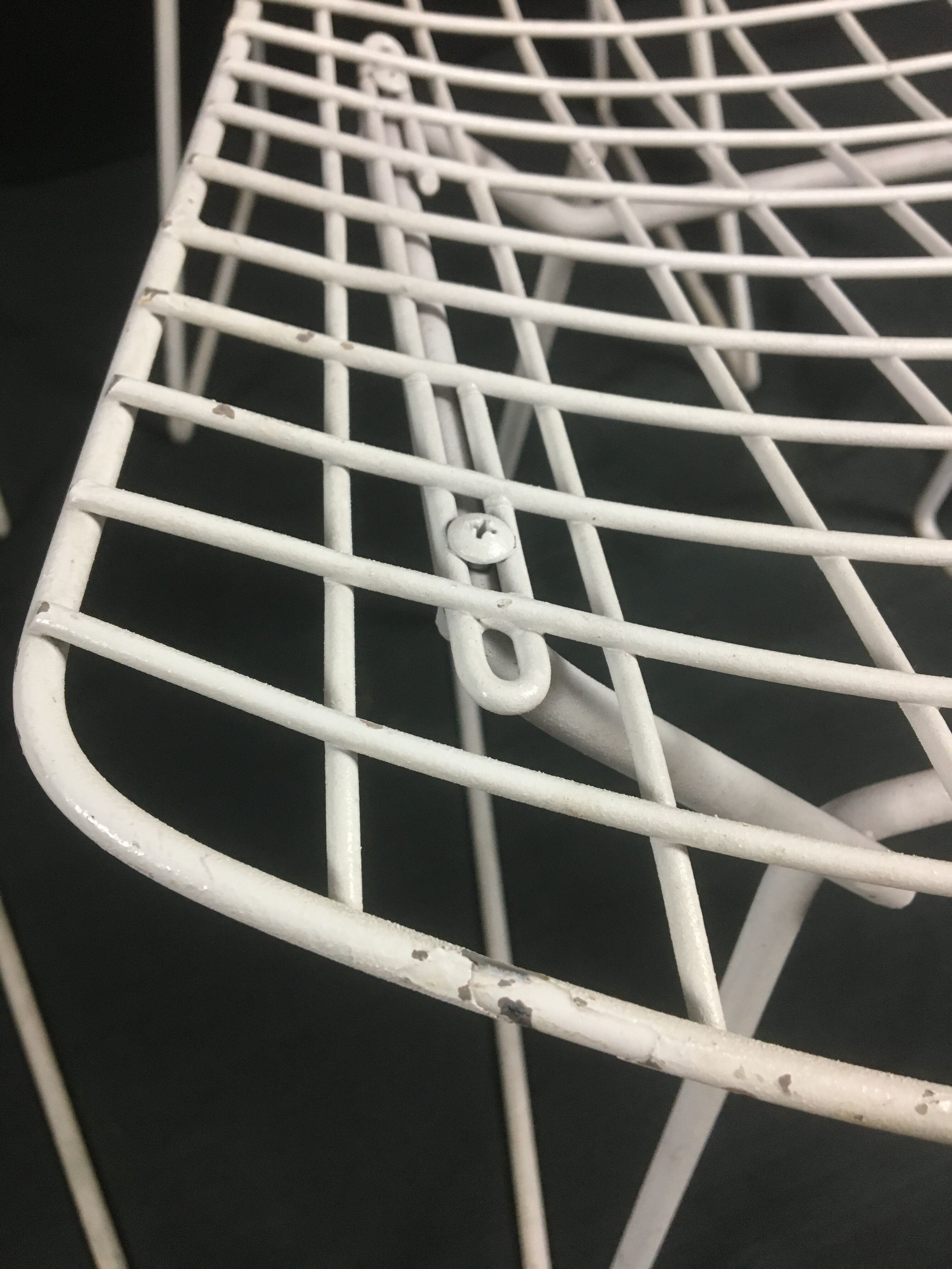 Series of 6 wire chairs by Harry Bertoia for Knoll International