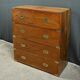 Marine commode in solid mahogany, India – 20th century