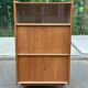 Secrétaire scandinave Mid Century Modern en chêne 1960