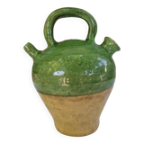 Antique Provençal jug/jug - painted on one side