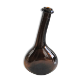 Old and original blown glass bottle with XXth bent neck