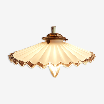 Suspension lampe baladeuse abat jour vintage