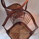 Paire de fauteuils d'angle paillés Jungerstil en acajou 1900.