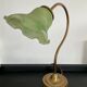 Vintage Kaelle lamp signed in brass and glass paste 70s